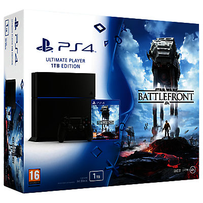 Sony PlayStation 4 Console, 1TB, Star Wars Battlefront Sony PlayStation 4 Console, 1TB, Star Wars Battlefront